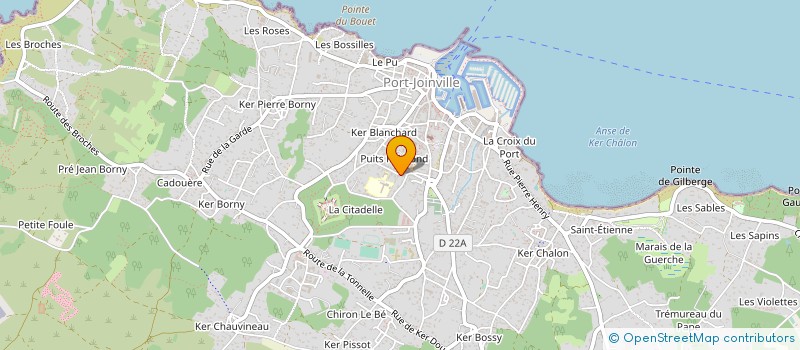 localisation de l'entreprise LES MAISONS DE CHARLY  L'ILE-D'YEU