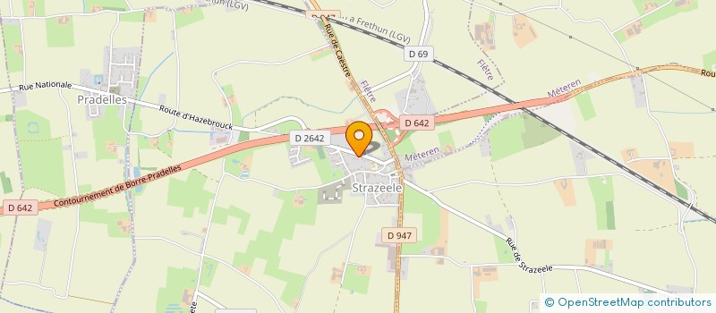 localisation de l'entreprise LES MAISONS DE CHRISTOPHE à BAILLEUL