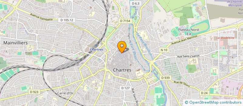 localisation de l'entreprise LES MAISONS DE FAMILLE LB à CHARTRES