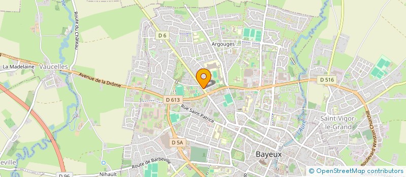 localisation de l'entreprise LES MAISONS DE L'AURE  MAISONS