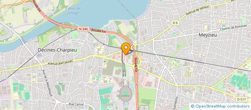 localisation de l'entreprise LES MAISONS DE L EST LYONNAIS à DECINES CHARPIEU