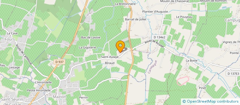 localisation de l'entreprise LES MAISONS DE LA PAIX à MAZION