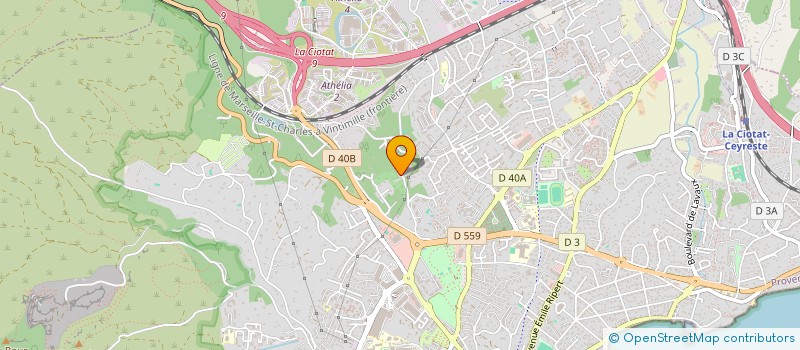 localisation de l'entreprise LES MAISONS DE LEO  LA CIOTAT