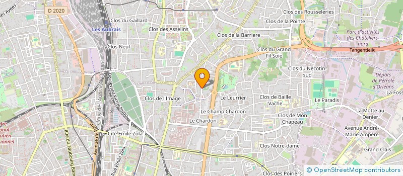 localisation de l'entreprise LES MAISONS DE LEO à ORLEANS
