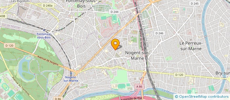 localisation de l'entreprise LES MAISONS DE LOUIS JUNIOR à NOGENT-SUR-MARNE