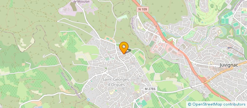 localisation de l'entreprise LES MAISONS DE LOUNA à SAINT-GEORGES-D'ORQUES