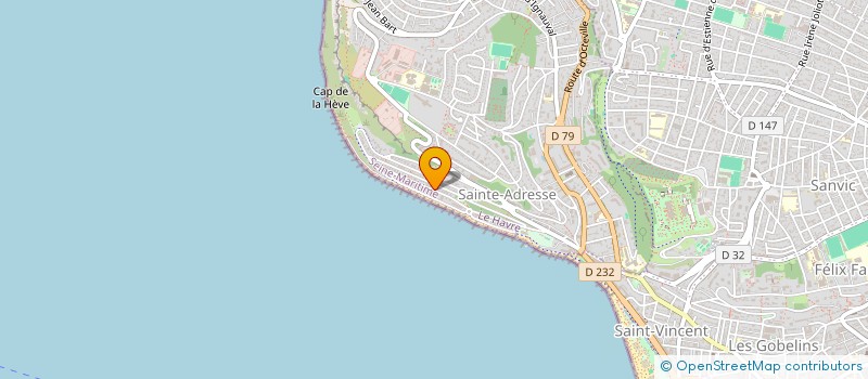 localisation de l'entreprise LES MAISONS DE MARCEL à SAINTE-ADRESSE