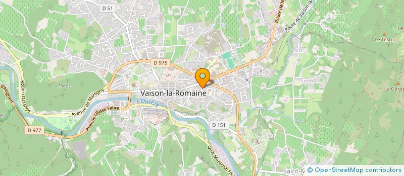 localisation de l'entreprise LES MAISONS DE MARTIMIL  VAISON-LA-ROMAINE