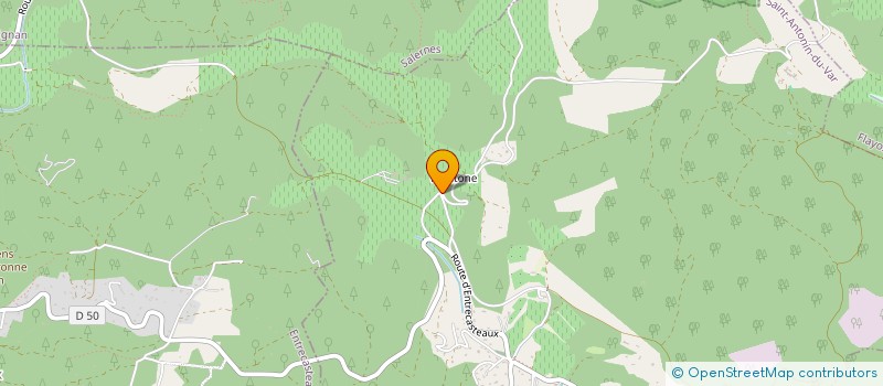 localisation de l'entreprise LES MAISONS DE MENTONE  SAINT-ANTONIN-DU-VAR