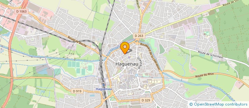 localisation de l'entreprise LES MAISONS DE PAPA  HAGUENAU