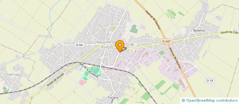 localisation de l'entreprise LES MAISONS DE PHIL  NEUVILLE-DE-POITOU