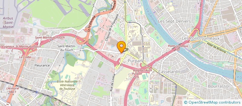 localisation de l'entreprise LES MAISONS DE PIERRES GENERALE BATIMENT à TOULOUSE