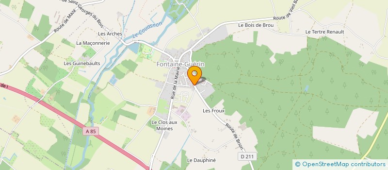 localisation de l'entreprise LES MAISONS DE VIGNES à BRISSAC LOIRE AUBANCE