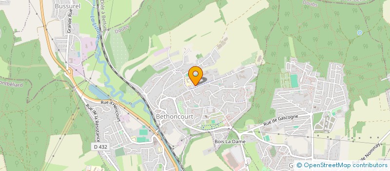 localisation de l'entreprise LES MAISONS DELLA  BETHONCOURT