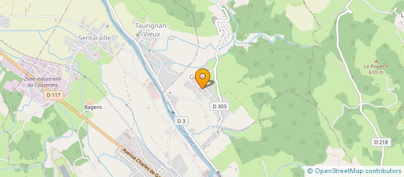 localisation de l'entreprise LES MAISONS DOUCES à GAJAN