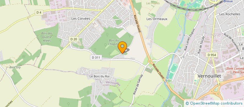 localisation de l'entreprise LES MAISONS DROUAISES à VERNOUILLET