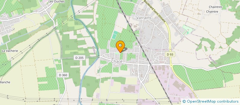 localisation de l'entreprise LES MAISONS DU BONHEUR  BELLEVIGNE-LES-CHATEAUX