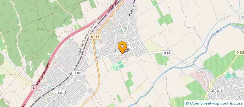 localisation de l'entreprise LES MAISONS DU CHAT  BERNIS