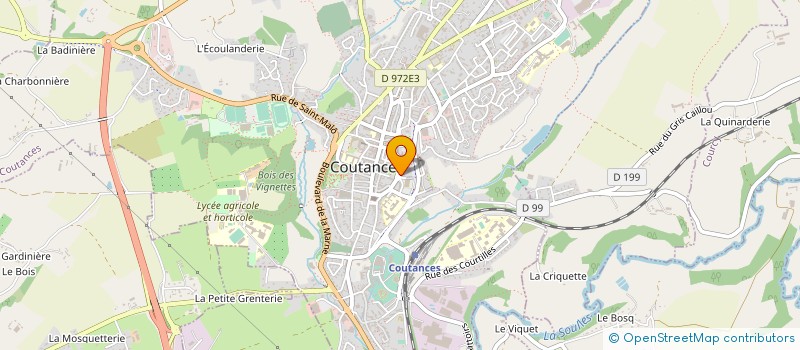 localisation de l'entreprise LES MAISONS DU COTENTIN à COUTANCES