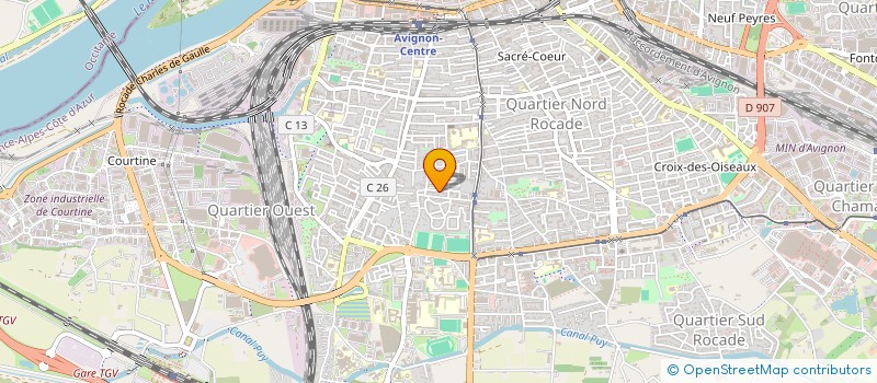 localisation de l'entreprise LES MAISONS DU MONDE à AVIGNON