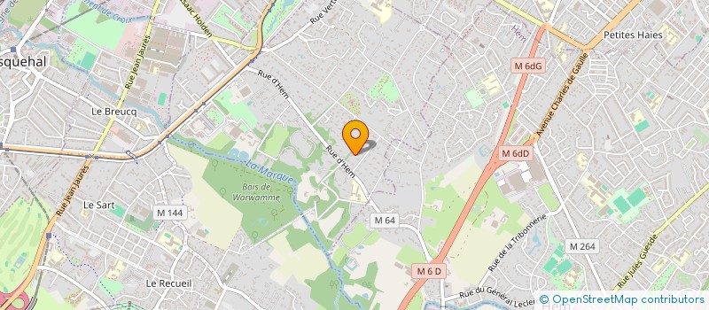 localisation de l'entreprise LES MAISONS DU PARC  CROIX