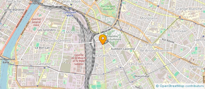 localisation de l'entreprise LES MAISONS DU SOLEIL  LYON