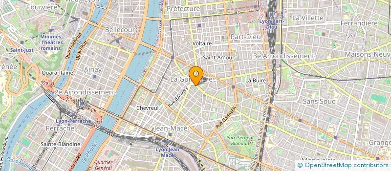 localisation de l'entreprise LES MAISONS DU SOLEIL  LYON