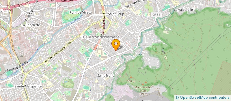localisation de l'entreprise LES MAISONS DU SOLEIL à MARSEILLE