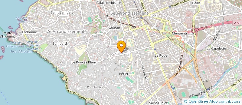 localisation de l'entreprise LES MAISONS DU SUD à MARSEILLE