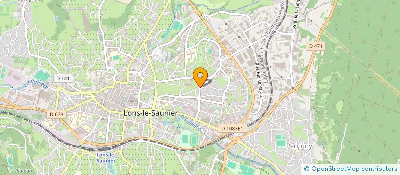 localisation de l'entreprise LES MAISONS DU TERROIR BOURGOGNE F C à LONS-LE-SAUNIER