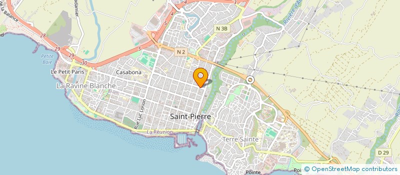 localisation de l'entreprise LES MAISONS ESPACE 7 à SAINT-PIERRE