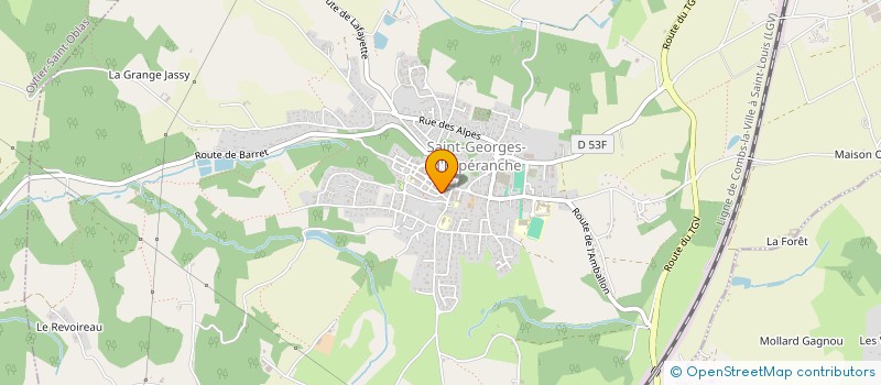 localisation de l'entreprise LES MAISONS ET CHARPENTES BOIS  LES COTES-D'AREY