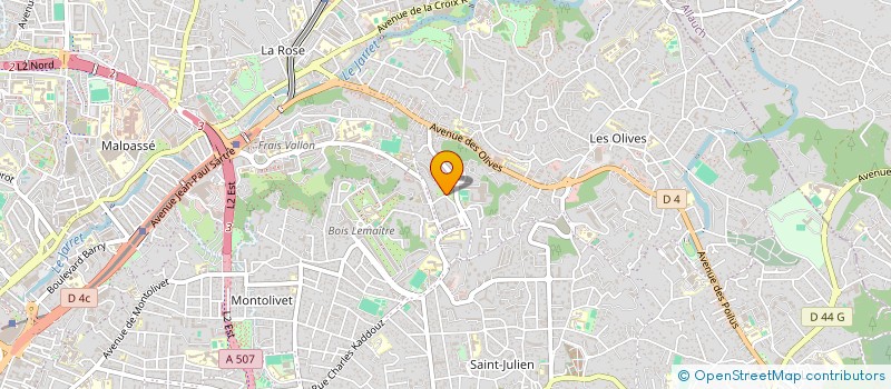 localisation de l'entreprise LES MAISONS EUROPEENNES ACH à MARSEILLE