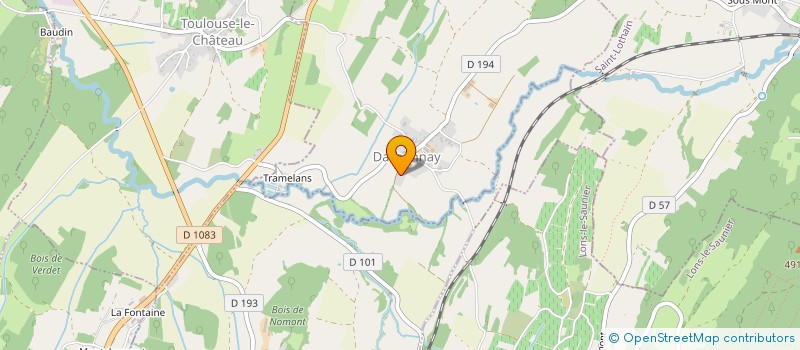 localisation de l'entreprise LES MAISONS FOUGERE & LA BULLE A PARFUMS  DARBONNAY