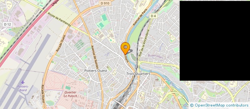 localisation de l'entreprise LES MAISONS GERARD RAFFIN à POITIERS