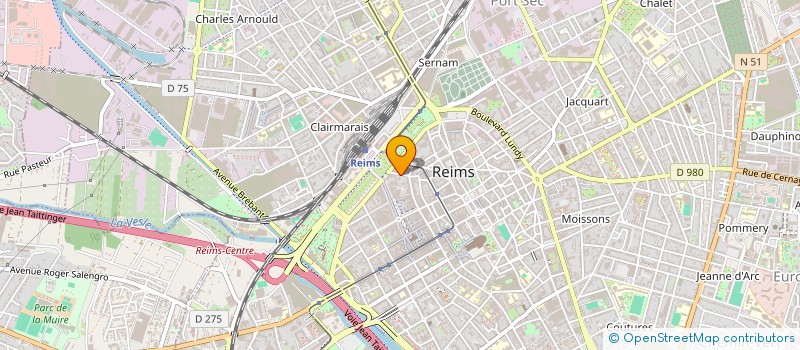 localisation de l'entreprise LES MAISONS IGOR  REIMS