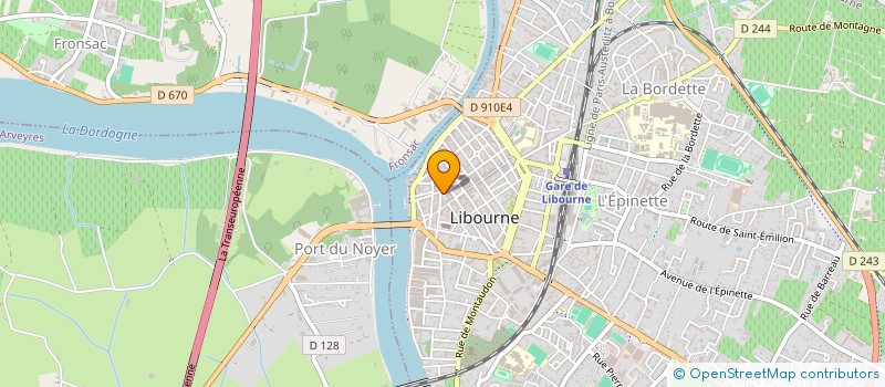 localisation de l'entreprise LES MAISONS INDIVIDUELLES DU LIBOURNAIS à VAYRES