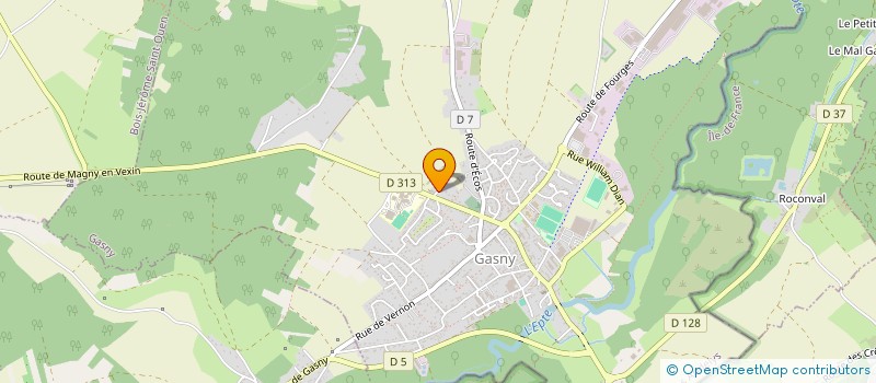 localisation de l'entreprise LES MAISONS JCR  GASNY