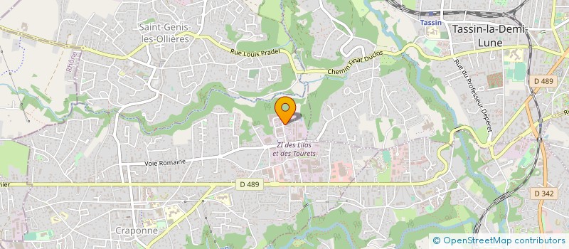 localisation de l'entreprise LES MAISONS LABE  CRAPONNE