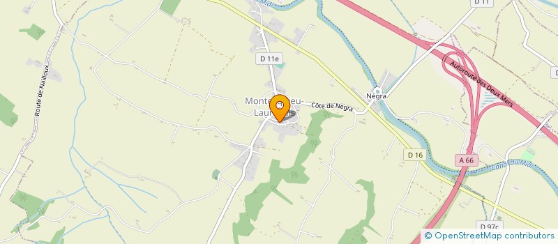 localisation de l'entreprise LES MAISONS LAURAGAISES  NOUEILLES