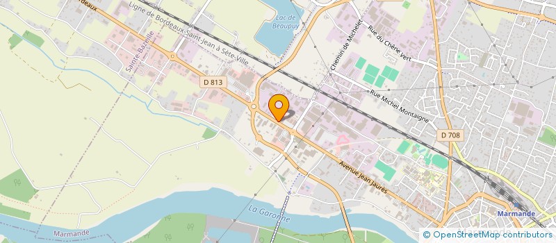 localisation de l'entreprise LES MAISONS MB  MARMANDE