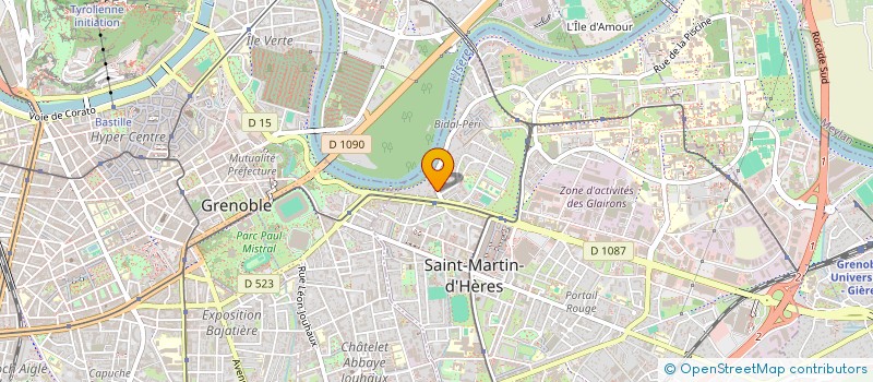 localisation de l'entreprise LES MAISONS MS  SAINT-MARTIN-D'HERES