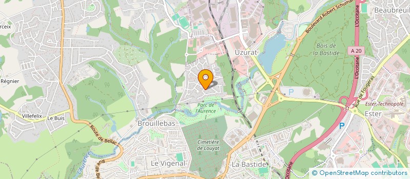localisation de l'entreprise LES MAISONS NEUVES à LIMOGES