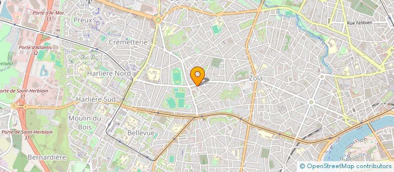 localisation de l'entreprise LES MAISONS PATRICK NAGARD à NANTES
