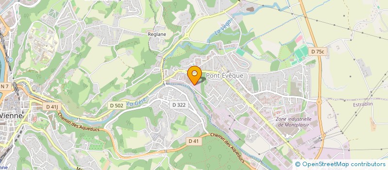 localisation de l'entreprise LES MAISONS PATRIMOINE  PONT-EVEQUE