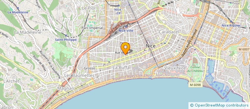 localisation de l'entreprise LES MAISONS PROVENCALES CER à NICE