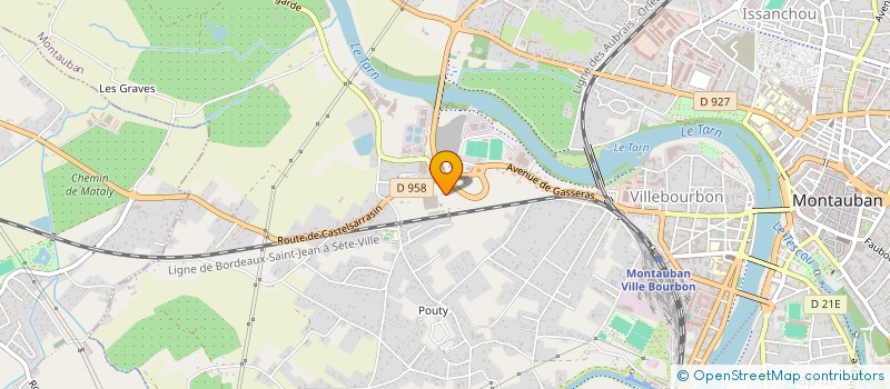 localisation de l'entreprise LES MAISONS PRUNIER  MONTAUBAN