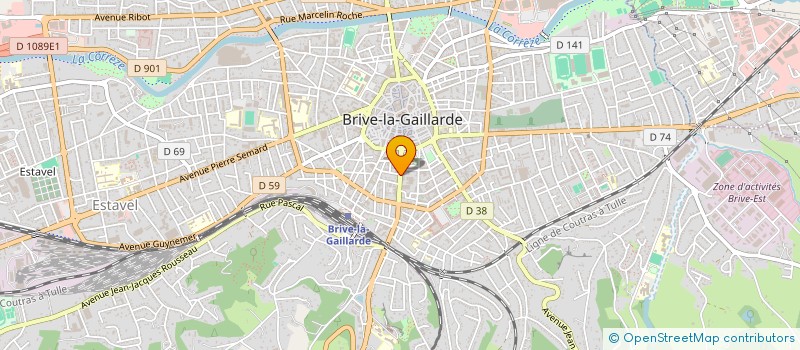 localisation de l'entreprise LES MAISONS QUERCY-LIMOUSIN à BRIVE-LA-GAILLARDE