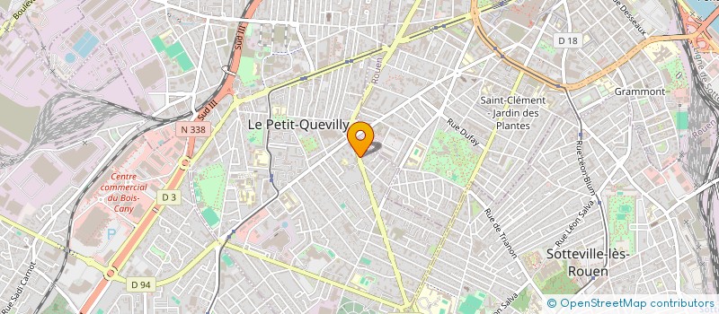 localisation de l'entreprise LES MAISONS QUEVILLAISES  LE PETIT-QUEVILLY