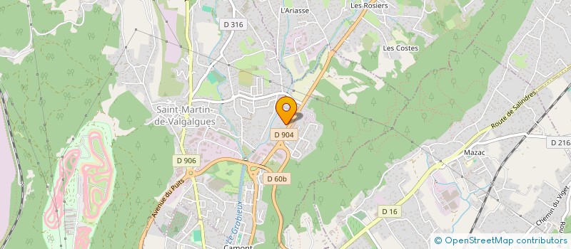 localisation de l'entreprise LES MAISONS RESPONSABLES à SAINT-MARTIN-DE-VALGALGUES